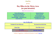 Tablet Screenshot of dayhikes.info
